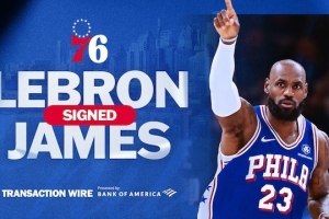 迪恩·韦德：詹姆斯加盟76人后我收到的短信电话比我自己签约都多